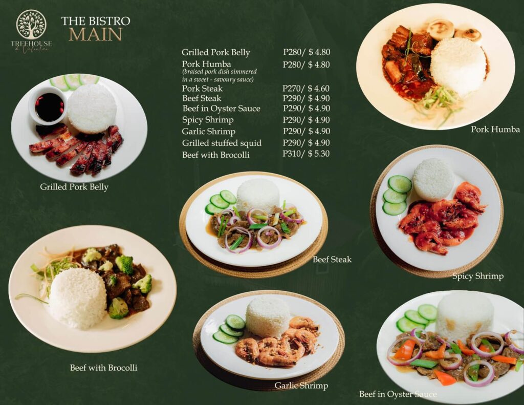 Treehouse de Valentine Balamban Restaurant Main Dishes Mountain Dining